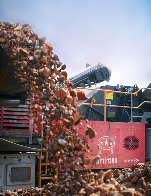 破碎現(xiàn)場(chǎng)