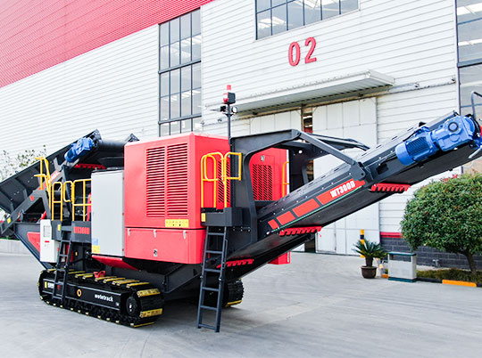 紅星履帶移動(dòng)破碎篩分站，行走的破碎制砂廠！無需基建，投資成本更低！